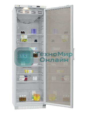 Холодильник фармацевтический Pozis ХФ-400-3 тонированное стекло однокамерный 400 л
