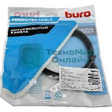 Кабель Buro ver1.4 USB Type-C (m) DisplayPort (m) 1.5м черный