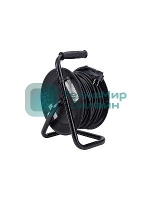 Удлинитель на катушке 4х30 м 2P+PE 10А УК30 с термозащ. 3х1.0 кв.мм GENERICA IEK WKP10-10-04-30-G