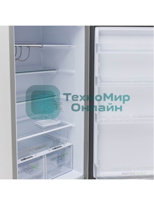 Холодильник Бирюса М6132 металлик двухкамерный 245/85л морозилка снизу, автоматическое