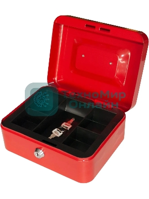 Ящик для денег Silwerhof 90x200x160 красный