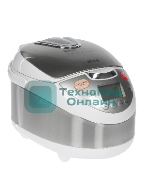 Мультиварка Mystery MCM-1010 5л 900Вт серебристый/белый
