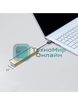 Презентер беспроводной Logitech Spotlight золотистый, радиоканал, USB, кнопки - 3