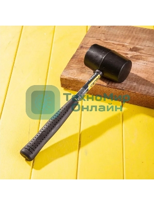 Резиновый молоток со стальной ручкой Deli DL5612 340 грамм, длина 260 мм