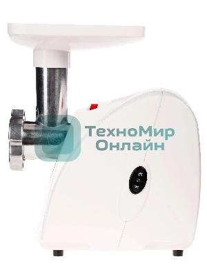 Мясорубка электрическая Аксион М31.02 белый, 1500 Вт, 1.7 кг/мин, реверс, защита от перегрузки, насадки - 7