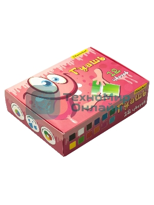 Гуашь Silwerhof Монстрики, 12 цветов, баночка, 20 мл, картонная коробка