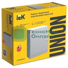Корпус пластиковый IEK UNION Compact UIC-KP13-N-18-41-K01 ЩРН-П-18 IP41 белая дверь