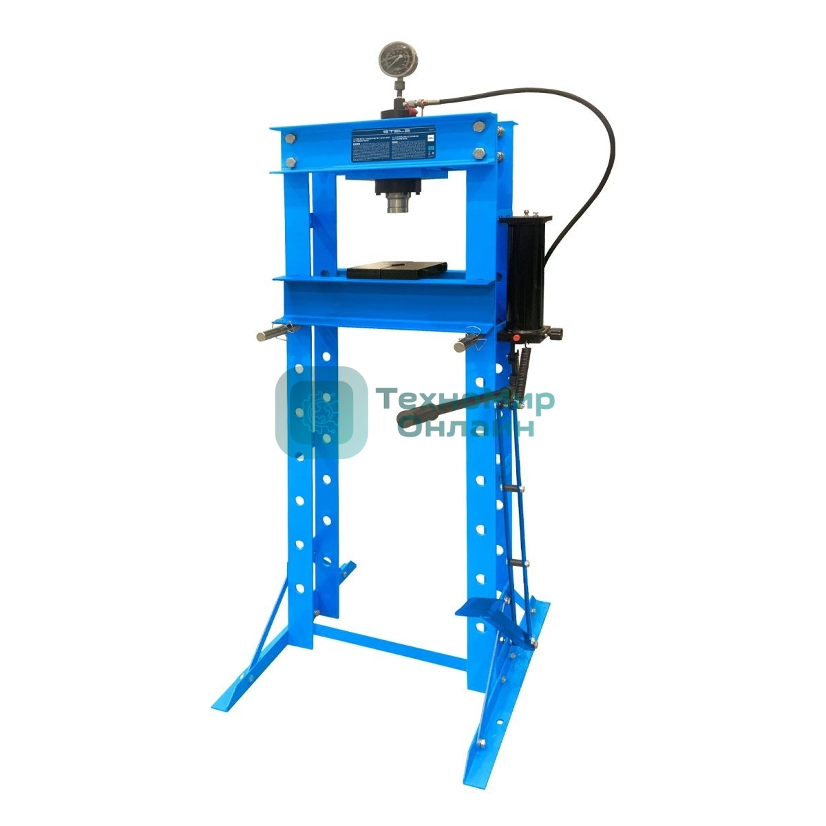 Пресс гидравлический с манометром и педалью Stels 52316 30 т