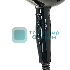 Фен Delta DL-0938 черный, 2000 Вт, ионизация