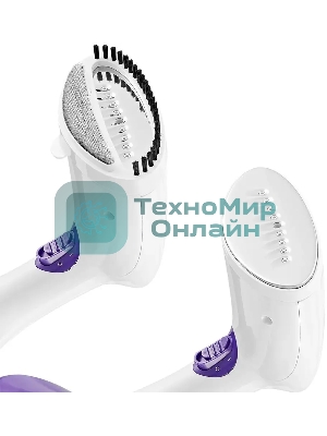 Отпариватель Kitfort КТ-9206 белый/фиолетовый, 1200 Вт, 12 г/мин, 300 мл