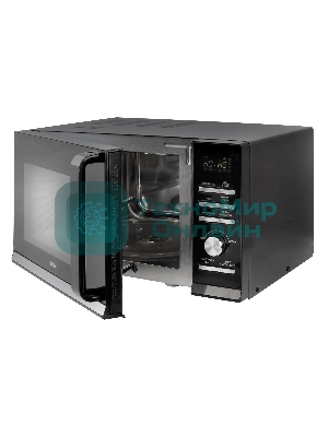 Микроволновая печь BBK 25MWC-991T/B черный/серебристый, 25 л, 900 Вт, переключатели - кнопки, поворотный механизм