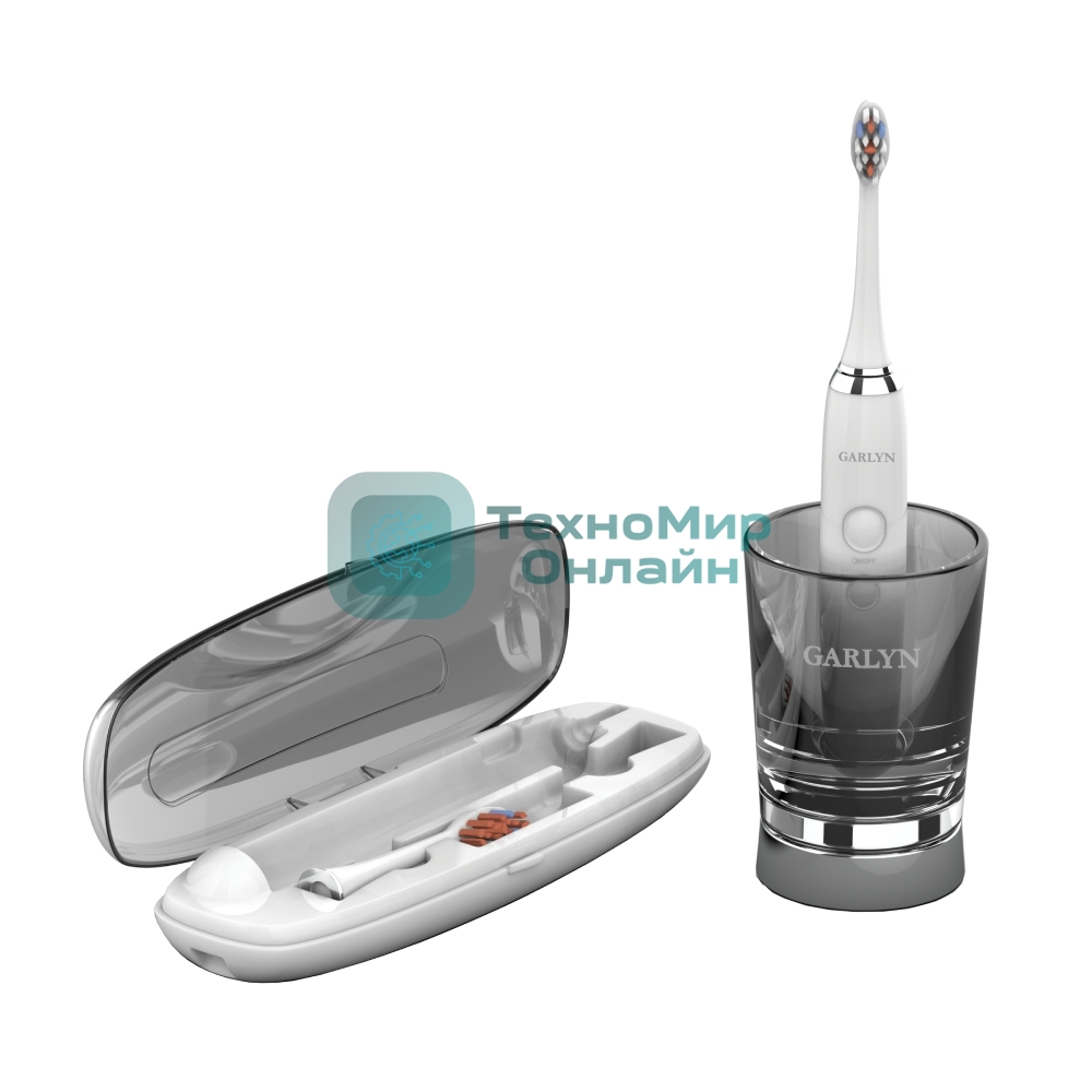 Электрическая зубная щетка Garlyn Smile Crystalcare белый