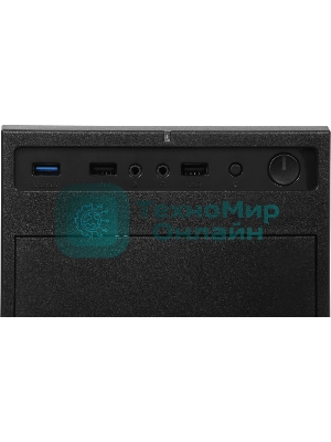 Компьютер Amur Нарвал B7I21 MT i3 12100 (3.3) 16Gb SSD 256Gb UHDG 730 FreeDOS GbitEth 400W мышь клавиатура черный (RUS) (2147002)