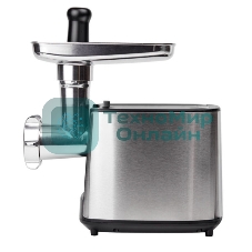 Мясорубка электрическая Centek CT-1617 Juice серебристый, 2000 Вт, 2.0 кг/мин, реверс, защита от перегрузки, насадки - 5