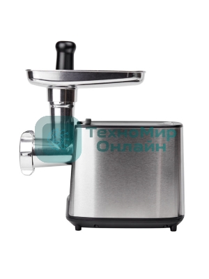 Мясорубка электрическая Centek CT-1617 Juice серебристый, 2000 Вт, 2.0 кг/мин, реверс, защита от перегрузки, насадки - 5