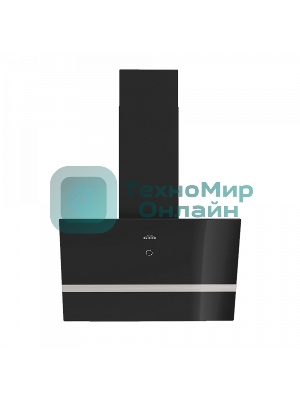 Вытяжка наклонная Elikor Rise BK 60 черный, 60 см, 750 куб. м/ч, 56 дБ