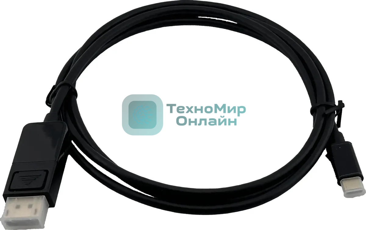 Кабель Buro ver1.4 USB Type-C (m) DisplayPort (m) 1.5м черный