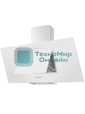 Вытяжка наклонная Maunfeld Tower 90 белый, 90 см, 700 куб. м/ч, 66 дБ