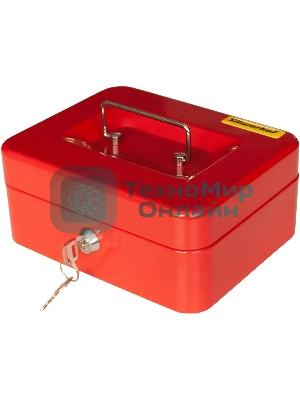 Ящик для денег Silwerhof 90x200x160 красный