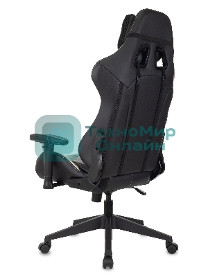 Кресло Бюрократ VIKING 5 AERO WHITE черный/белый, экокожа, 120 кг, механизм качания