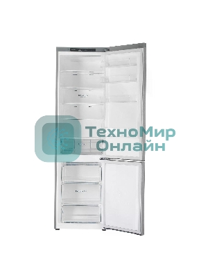 Холодильник LG GA-B509MCZL серый двухкамерный 277/107л морозилка снизу, No Frost