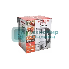 Чайник электрический DELTA LUX DE-1004 стекло