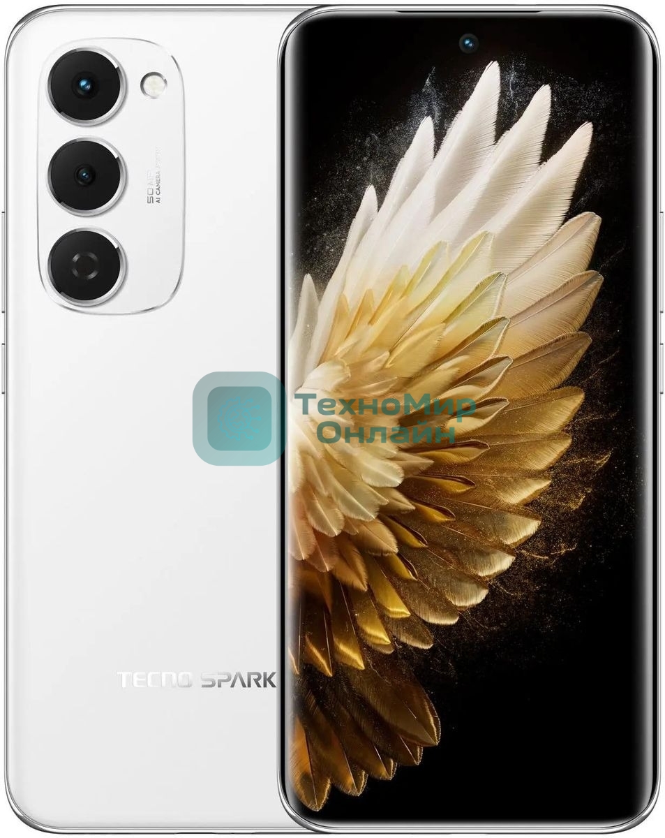 Смартфон Tecno Spark 40 Pro+ 8/256Gb белый