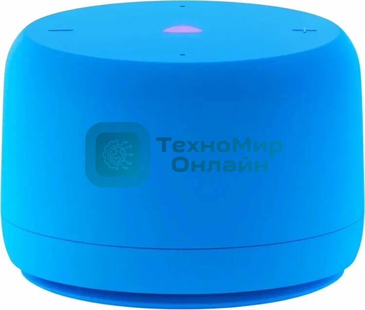 Умная колонка Яндекс Станция Лайт 2, 6Вт, компактная, 1 динамик, Matter, Wi-Fi, Bluetooth 5.0,  Алиса, синий