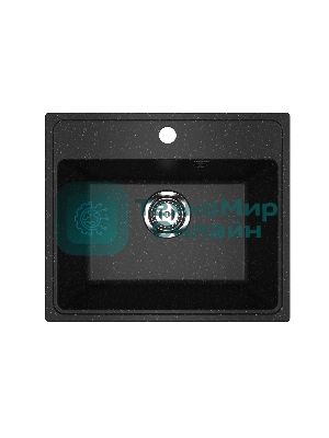 Мойка кухонная PRACTIK PR-M 490-004 черный оникс