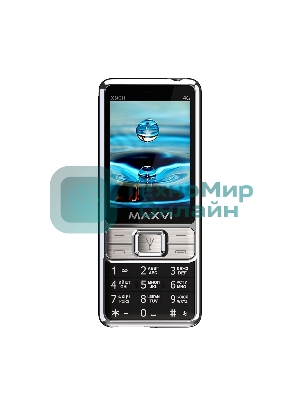 Мобильный телефон Maxvi X900 4G черный