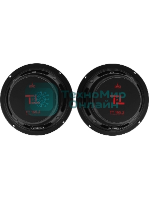 Колонки автомобильные Ural ТТ 165.2 (без решетки) 220Вт 95дБ 4Ом 16.5 см (6 1/2 дюйм) (ком.: 2кол.) среднечастотные однополосные