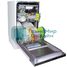 Встраиваемая посудомоечная машина Maunfeld MLP-08IM, черный, 44.8 см, 10 компл., 47 дБ, класс A++