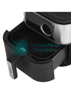 Аэрогриль Kitfort КТ-8127 черный, 1930 Вт, 2 л, сенсор, 6 программ