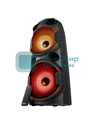 Колонка АС SVEN PS-750, черный (80 Вт, TWS, Bluetooth, FM, USB, microSD, LED-дисплей, 2х4400мА*ч)