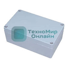 Корпус ACD XG387 Metal case IP65, 200x120x80мм, металлический, 3 отверстия (28 + 28 + 23мм) с резиновыми заглушками, серебристый, совместим с Raspberry Pi 3B, 3B+, 4, Orange Pi