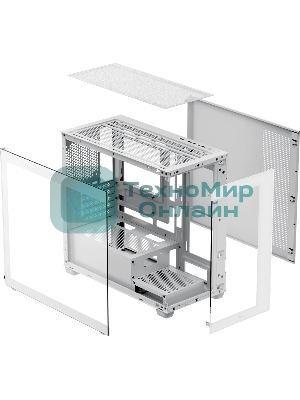 Компьютерный корпус Case Ocypus Gamma C52 WH mATX / win / white / no PSU / Tempered Glass