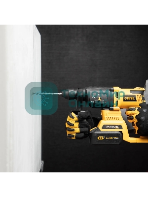 Бур по бетону Denzel двойная спираль, Cobalt W-tip, 6x160 мм, SDS PLUS