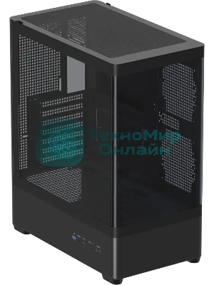 Компьютерный корпус Accord ACC-R4A черный без БП ATX 2xUSB3.0 1xUSB3.1 audio