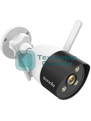 Наружная Wi-Fi камера Tenda CT3, 1920х1080, 15 кадр./сек, Wi-Fi, ночная съемка до 30 м, датчик движения, IP66