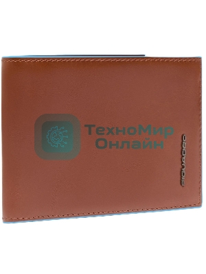 Картхолдер Piquadro Blue Square PP2762B2R/M каштановый, натуральная кожа
