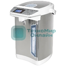 Термопот Mystery MTP-2442 4.5л. 700Вт серебристый/белый