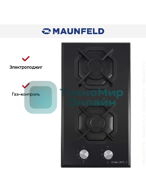 Газовая варочная панель Maunfeld EGHG.32.2CB\G черный