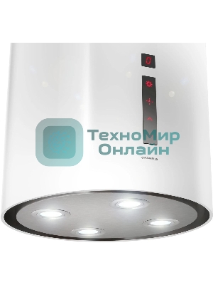 Вытяжка островная Maunfeld Lee Isla 39 белый, 38 см, 1000 куб. м/ч, 52 дБ (sensor)