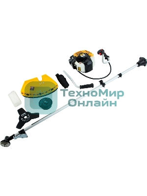 Триммер бензиновый Denzel DR-43, 43 см3, неразъемная штанга, состоит из 2 частей