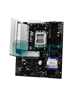 Материнская плата ASRock A620AM Pro RS, AM5, AMD A620, 4xDDR5, 2xSATA, 3xM.2, 1xPCIe 4.0 x16, 1xPCIe 3.0 x2, 1xDP, 1xHDMI, 1x2.5Gb LAN, 1xUSB-C 5Gbps, 3xUSB-A 5Gbps, 4xUSB-A 2.0, 3x3.5 мм, 7.1, mATX