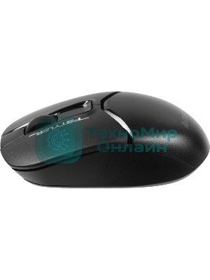 Мышь беспроводная A4Tech Fstyler FB12 черный, 1200 dpi, радиоканал, Bluetooth, USB, кнопки - 3