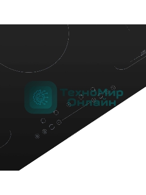 Индукционная варочная панель Maunfeld EVI.775-FL2-BK, конфорок: 5 шт., стеклокерамика, независимая, черный