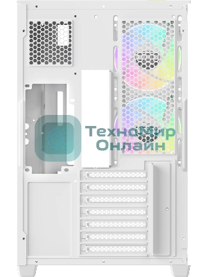 Корпус Ocypus Delta C74 ARGB White, Midi-Tower, белый, 2 x 120 мм