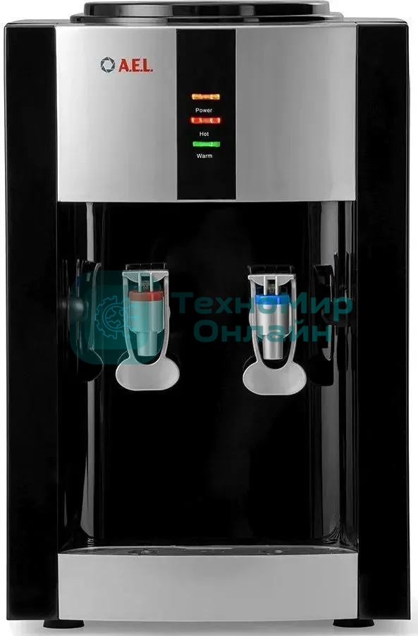 Кулер AEL TC-AEL-47 настольный компрессорный черный/серебристый