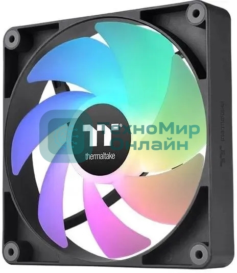 Вентилятор для корпуса Thermaltake CT120 Sync ARGb 120х120x25 черный 4-pin 25.8дБ (упак.:2шт) (CL-F149-PL12SW-A) Ret